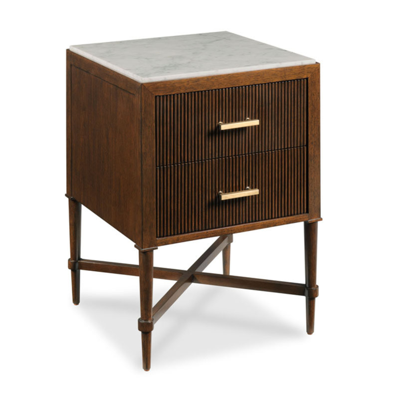 Ridgemoor 2 - Drawer Solid Wood Nightstand, Lisse