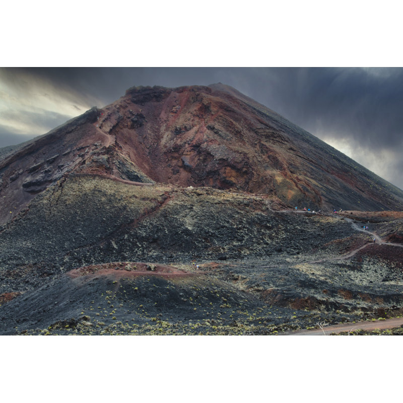Foltz Volcano Teneguã­A - Wrapped Canvas Print, 30cm H x 46cm W 3.8cm D