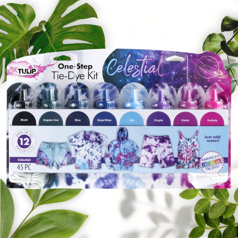 Cosmic Chroma Tie Dye Kit, 8 Colors, 12 Projects