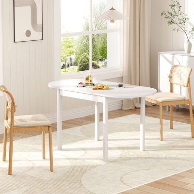 Pandolfi Pine Oval Solid Wood Top Dining Table