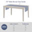 Chemin de table intérieur / extérieur à motif écossais Town & Country Country, rouge / blanc / bleu, 14 po x 72 po