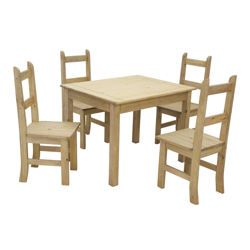 Heathcote 4 -Person Solid Wood Dining Set