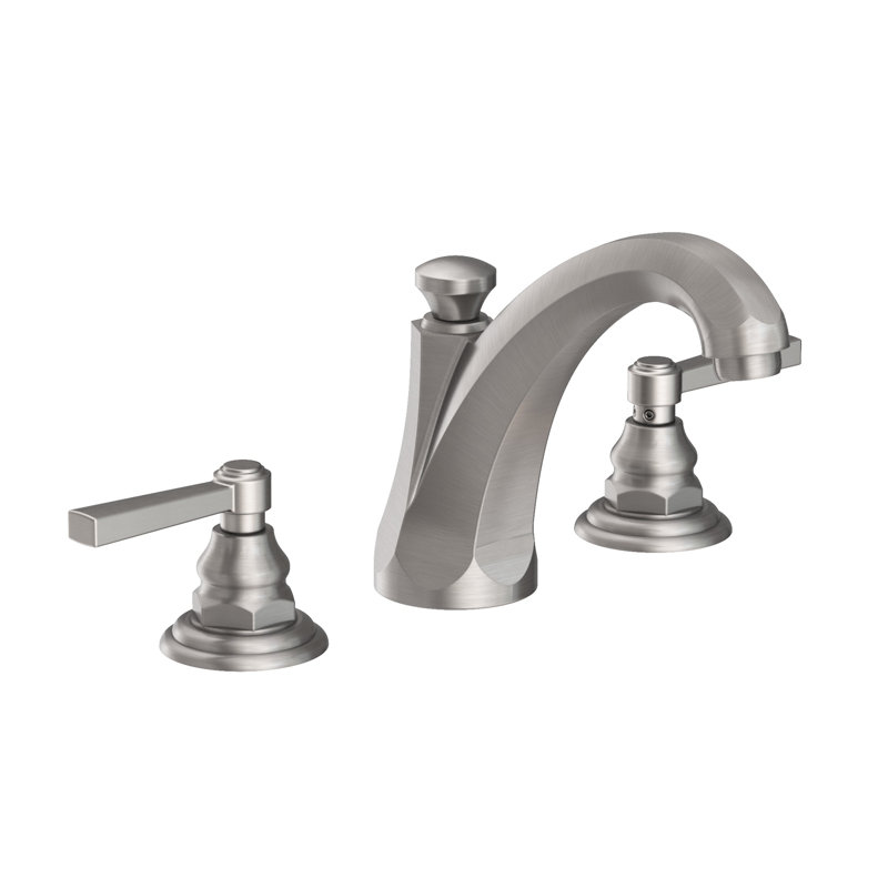 Astor Widespread Bathroom Faucet with Drain Assembly, Stainless Steel (PVD)