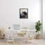 Art mural moderne sur toile bleu et or abstrait moderne par Irena Orlov-240423776-240423779