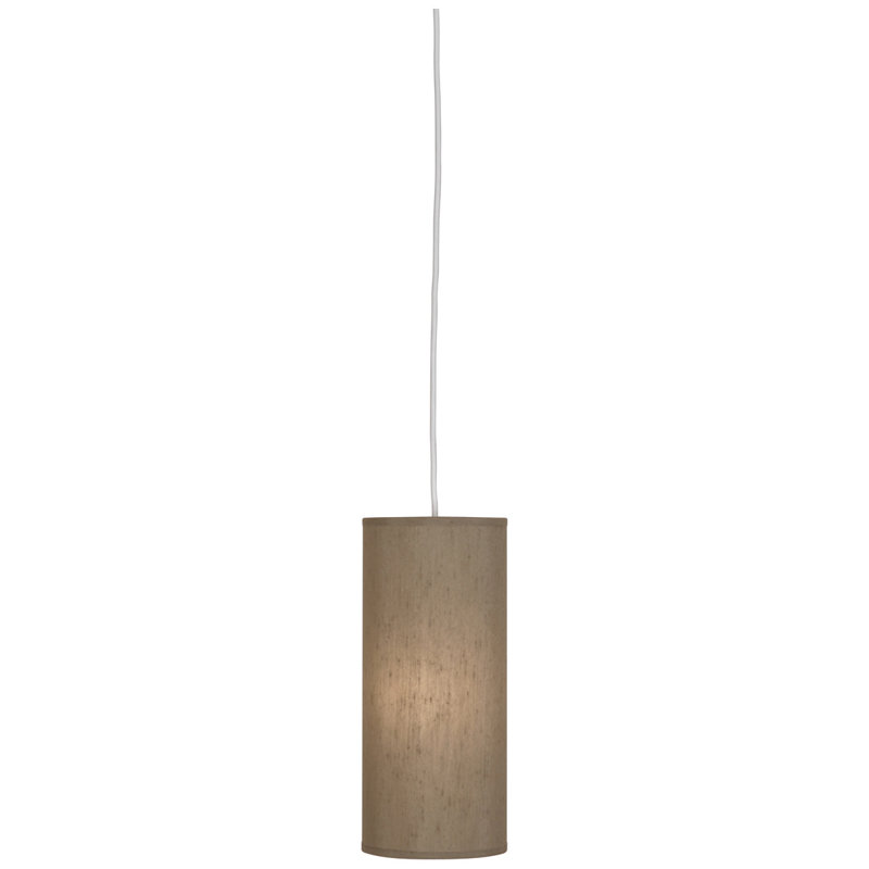 Luminaire suspendu cylindrique à 1 lumière Elena, Champignon
