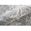 Tapis gris abstrait en viscose tissé à la main-1665839695
