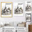 Minimalist Gray Church Serenity - Église, art mural-277644581-277644580