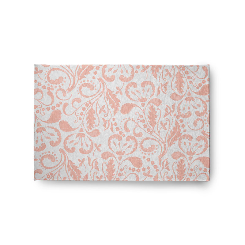 Chenille Floral Indoor Rug, Rectangle 2' x 3'