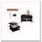 Square Fluted Lift-Top Coffee Table with Hidden & Open Storage-163758803
