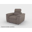 Chaise moderne et contemporaine de 45 po Samat - Chaise, repose-pieds coulissant intégré pour une détente instantanée, appui-tête réglable sur mesure-337462766