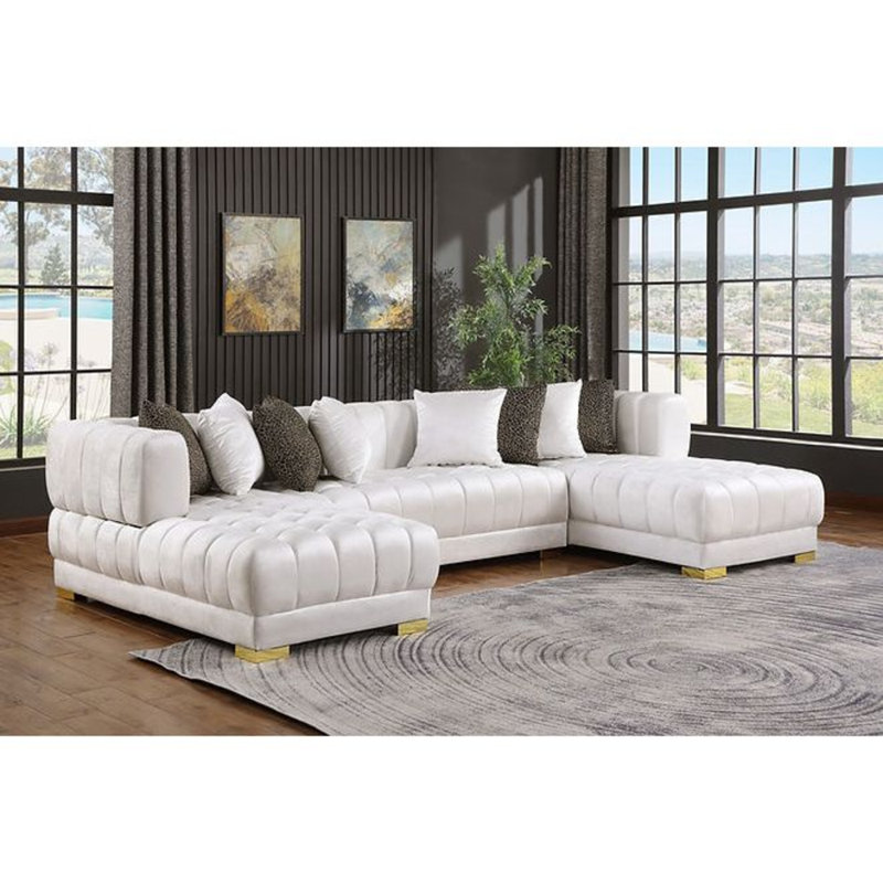 Canapé modulaire Dasha, Blanc