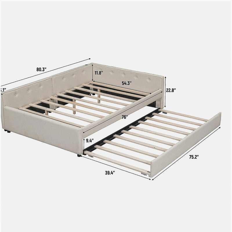 Lit avec USB et tiroirs doubles, Complet/Double