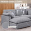 Canapé modulaire surdimensionné d'angle surdimensionné, ensemble de salon modulaire en chenille Shariff Cloud-694435297-689612575