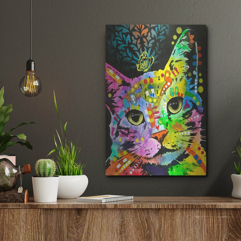 «Tilt Cat Butterfly» par Dean Russo sur, H 16 po x l 12 po