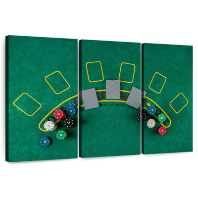 Top View Of Blackjack Table
