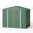 8 Ft. W X 6 Ft. D Metal Storage Shed With Frame And Lockable Door-105300091