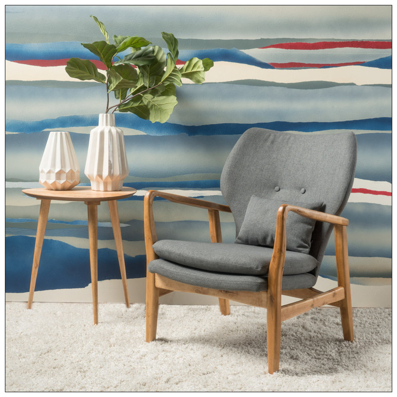 Chaises d'appoint pour le salon, Gris, Naturel