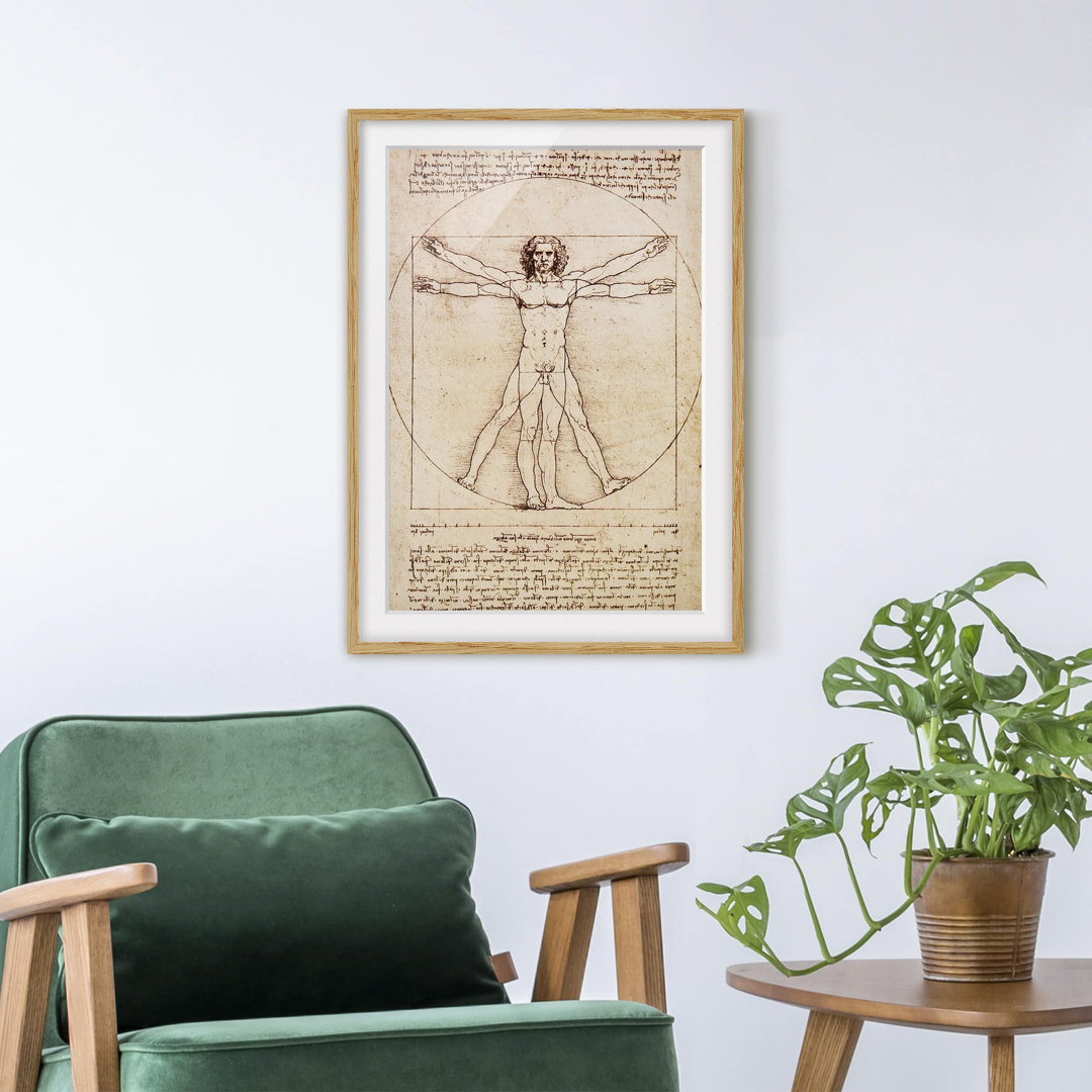 Gerahmtes Wandbild Da Vinci