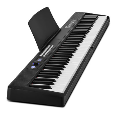 88 Key Foldable Semi-weighted Electric Piano With Lighted Up Keys