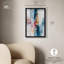 Décoration murale moderne pétale rose et bleu océan II par Art Remedy-115126173-115126180