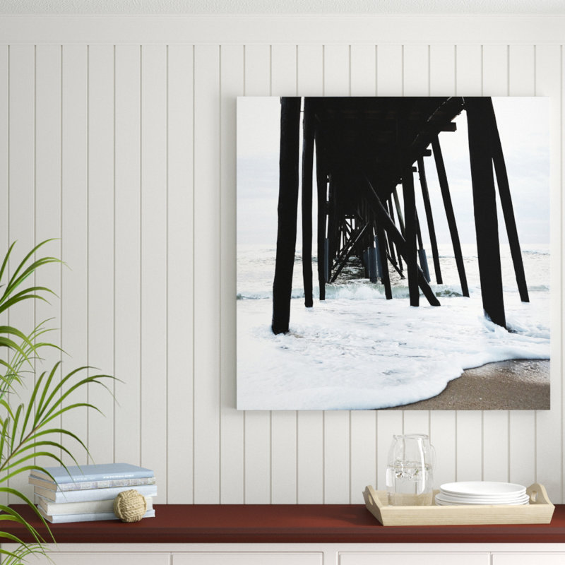 Belmar Pier II - photographie, H 40 po x l 40 po x P 1,5 po, Toile tendue