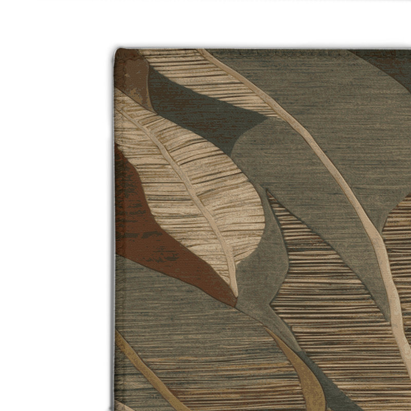 Nature Brown Indoor and Outdoor Area Rug, Rectangle 2' x 3'