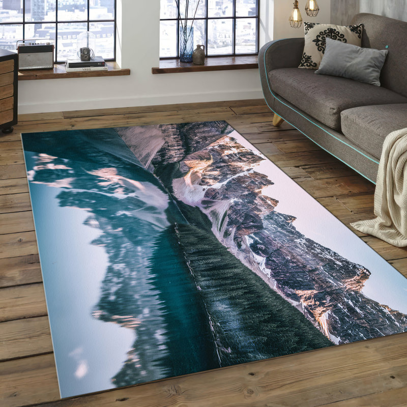 Exquisite Soft Pile Printed Rug Featuring Vibrant Floral Design Perfect for Enhancing the Beauty of Any Indoor Space