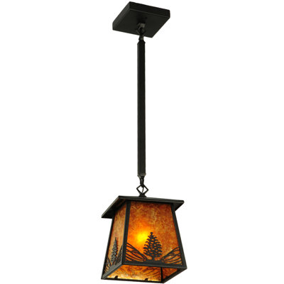 1 - Light Bold Black Lantern Pendant