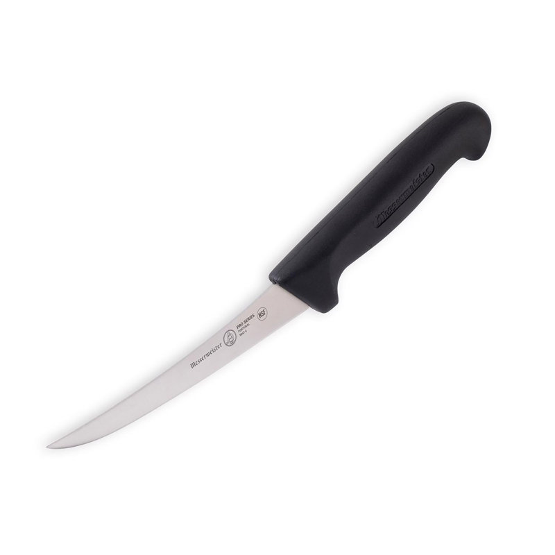 Couteau à désosser lame incurvée en acier inoxydable de 6 po de 6 po Messermeister Pro Series
