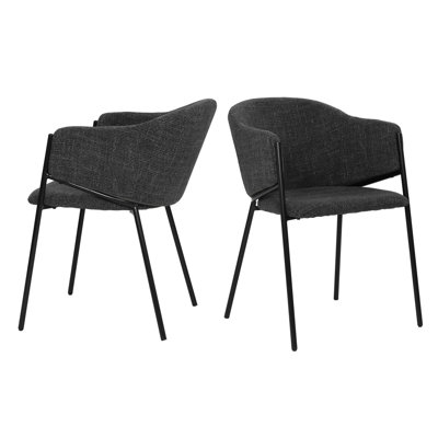 Emmy 76cm H Polyester Blend Upholstered Armchair
