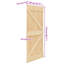 Porte vidaXL en bois de pin massif naturel 31,50 x 82,68 NARVik-130473442-125411977
