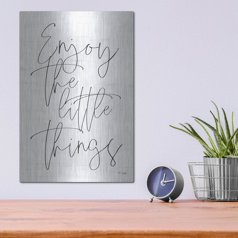 «Enjoy The Little Things» par Jaxn Blvd, H 16 po x l 12 po