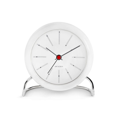 Bankers Analogue Electric Tabletop Clock with Alarm