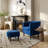 Torrence Upholstered Barrel Chair with Ottoman-921260268-921260271