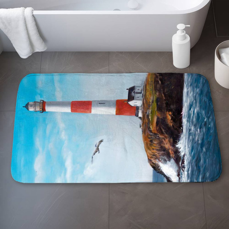 Eyvind Microfiber Non-Slip Bath Mat