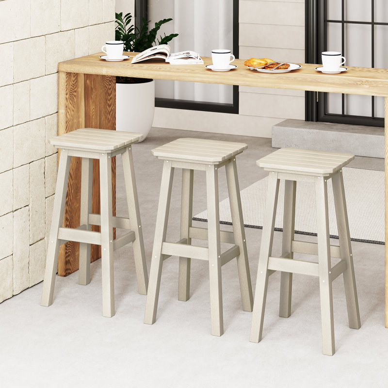 Tabouret de bar 29 po Laguna, Gris clair