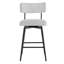Tabouret de comptoir pivotant 27,4 po Bayardo