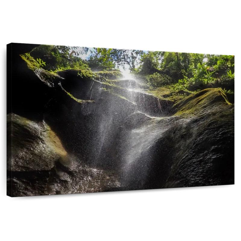 Alvord Dominica Secret Waterfall, 20" H x 30" W