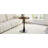 Round Dining Table, 23.6" Circle Tulip Table with Thickened Tabletop & Metal Pedestal, Mid Century Modern Bistro Table for Kitchen, Small Places, Living Room, Cafe-803890323
