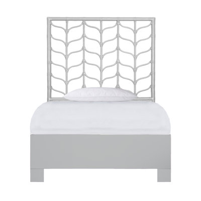 Ivy Twin Platform Bed, Citrus Orange