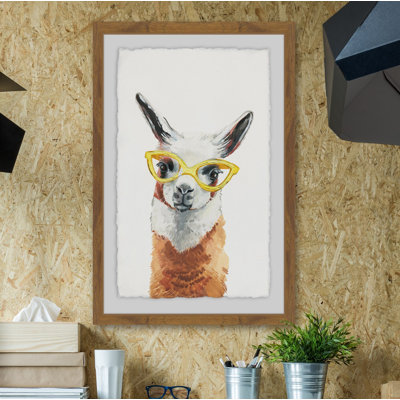 Yellow Sunglasses - Single Picture Frame Painting