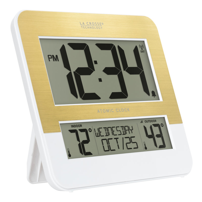 Digital Atomic Two-Tone Clock with Temperature