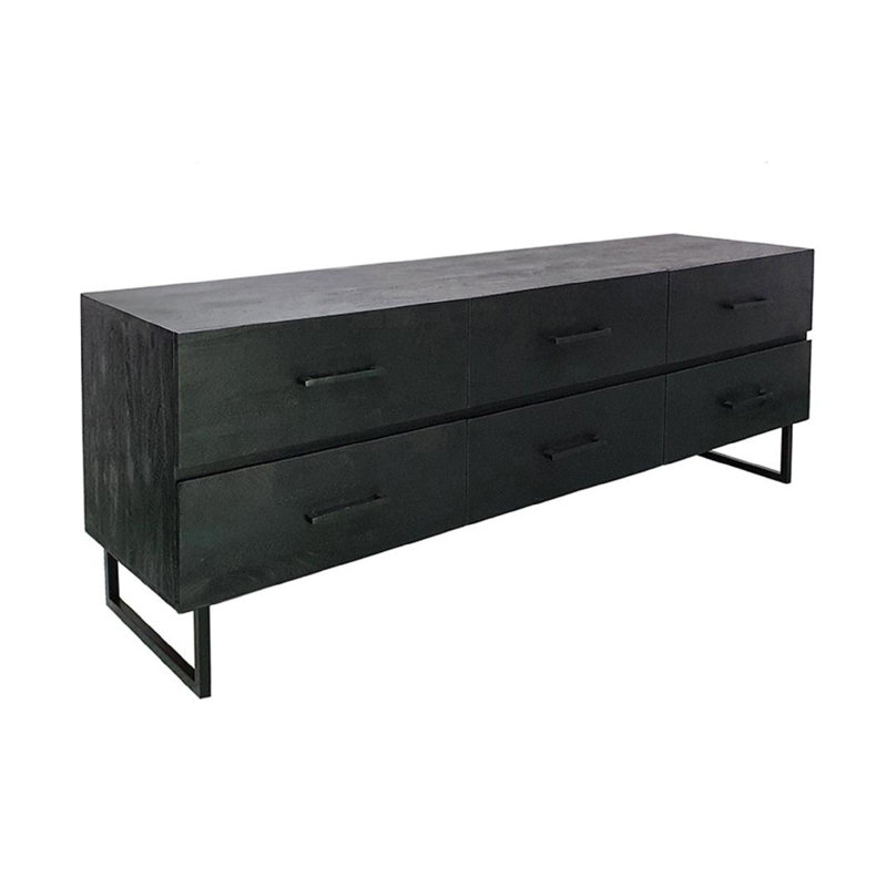 Commode 6 tiroirs l 86,6 po
