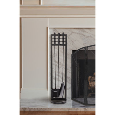 4 pc fireset with cylinder handles