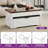  Lift-Top Coffee Table With Storage , Extendable Center Table Set With Ottoman Bench-2066371690
