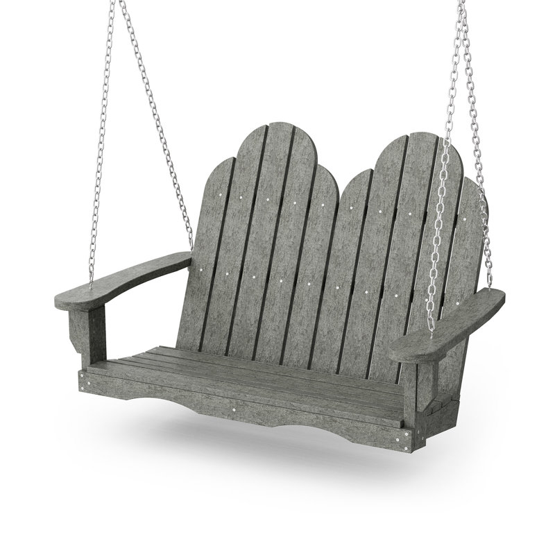 Balancelle classique Adirondack, Gris foncé