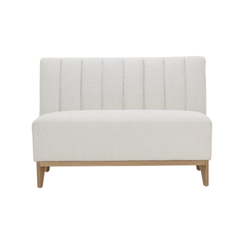 KOSOVO Upholstered Bench, White