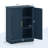 Floor Storage Cabinet Modern Storage Organizer with Adjustable Shelves &2 Doors-1777896544