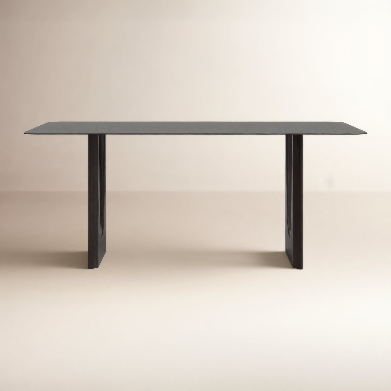 Ella 72" Dining Table, Caviar