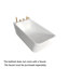 TB6054420831886TB&Size 28.35 " W Alcove / Tile in Soaking Solid Surface Bathtub-138048255